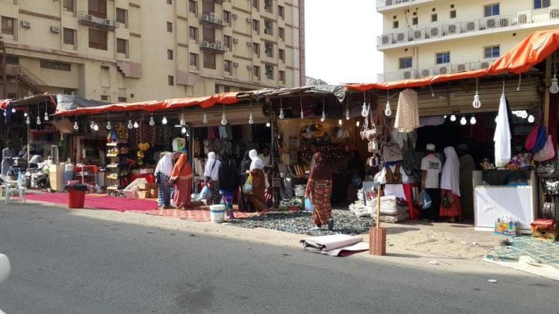 Pasar di Arab Saudi. (Twitter/RadioElshinta)
