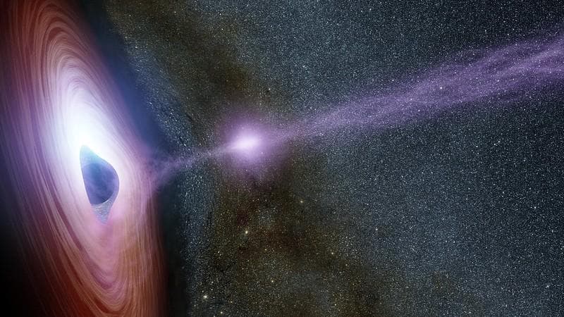 Ilustrasi - Lubang hitam yang jaraknya mendekat ke bumi. (Flickr/

Robert Sullivan)