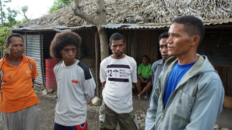 Kondisi memprihatinkan para pengungsi eks- Timor Timur di NTT (Teguh Timur/Teguh Santosa)