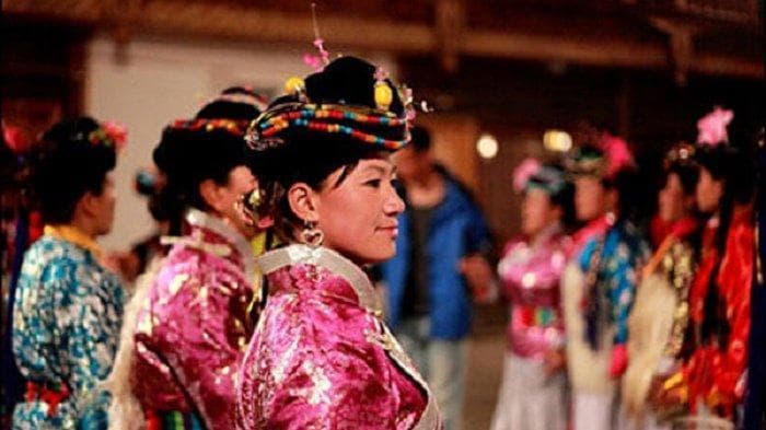 Perempuan suku Mosuo lazim melakukan nikah jalan. (Chinadaily.com)