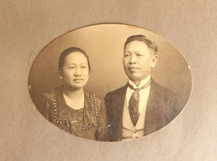 Tan Tiong Ie dan istri. (Dok. Basuki)<br>