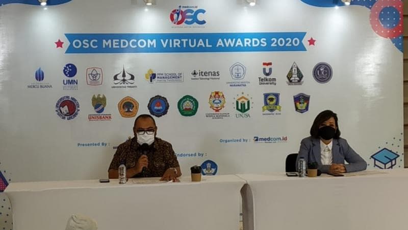 Jelang pemberian beasiswa OSC Medcom 2020. (Medcom.id/Ilham Pratama Putra)