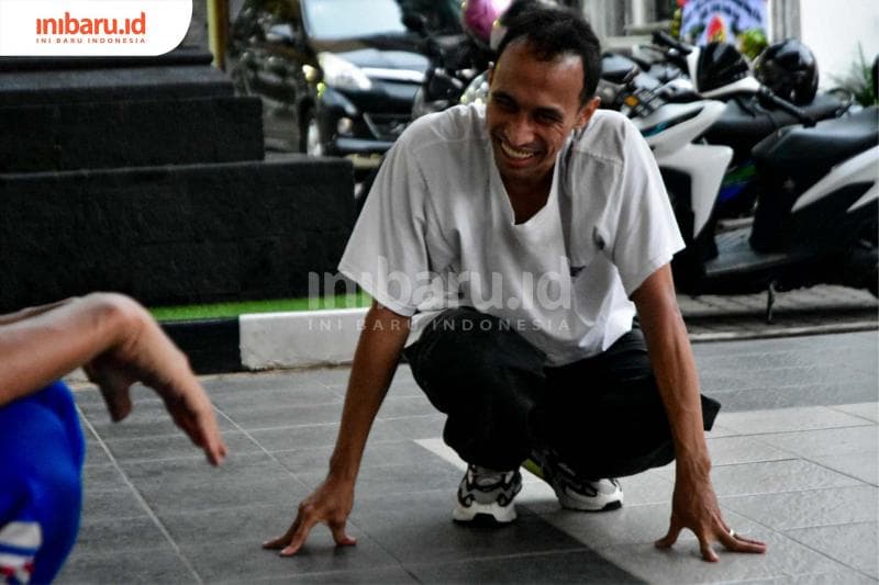 Jamal salah seorang Bboy lawas dari Semarang. (Inibaru.id/ Audrian F)<br>