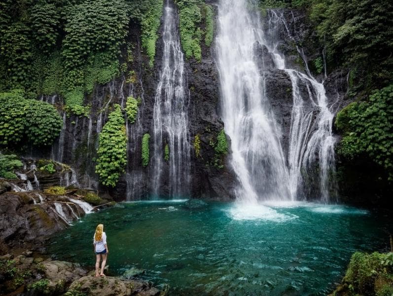 Banyumala Twin Waterfalls. (Walkmyworld)