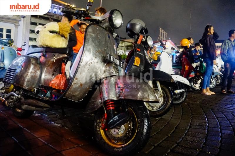 Gasrool Scoot yang dilaksanakan di halaman Balaikota Semarang. (Inibaru.id/ Audrian F)<br>
