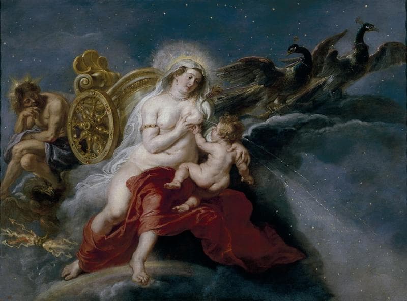lukisan Jacopo Tintoretto "The Origin of the Milky Way". (Wikipedia)