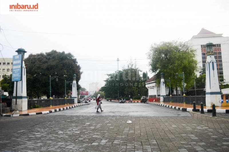 Jembatan Berok yang posisinya sejajar dengan Jalan Pemuda Semarang.&nbsp;(Inibaru.id/ Kharisma Ghana Tawakal)