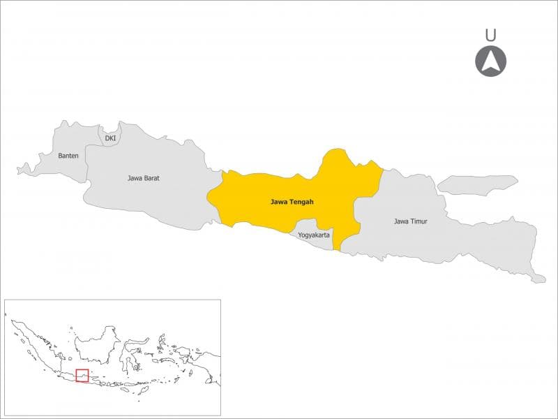 Selain Banten dan DKI Jakarta, Jawa dibagi menjadi Jawa Barat, Jawa Tengah, Yogyakarta, dan Jawa Timur. (perkim.id)