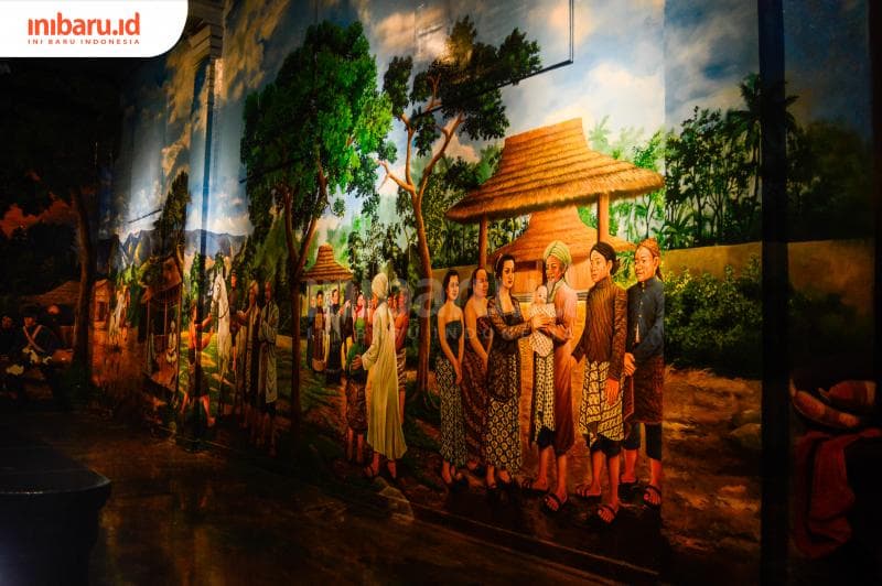 Lukisan 3D yang menceritakan kisah hidup Pangeran Diponegoro di Museum Mandala Bhakti.&nbsp;(Inibaru.id/ Kharisma Ghana Tawakal)