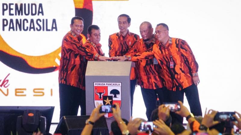 Elit Politik di Ormas Pemuda Pancasila, Termasuk Jokowi