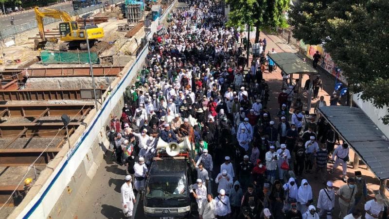 Polisi ke Massa Reuni 212: Pulang ke Rumah Saja!