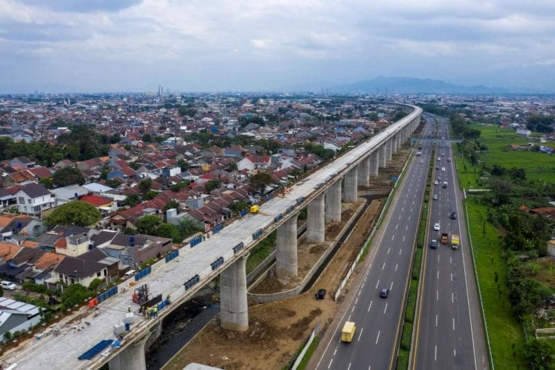 Ada perubahan dalam pembangunan stasiun proyek kereta cepat Jakarta-Bandung. (Pikiranrakyat/Dok KCIC)