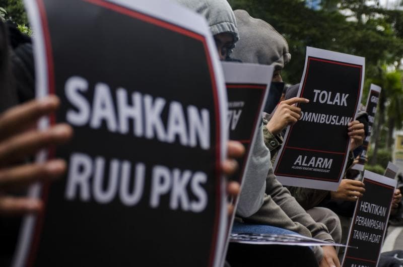 RUU TPKS nggak masuk rapat paripurna tahun ini. (Media Indonesia/Antara/Novrian Arbi)