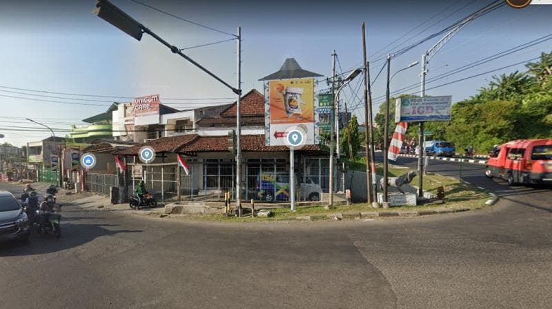 Pasar Kambing kini dipenuhi rumah dan ruko. (Screenshot Google Street View)