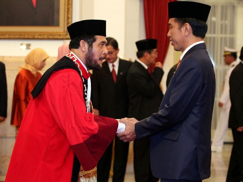 Ketua MK Anwar Usman lamar adik Jokowi (Media Indonesia/Panca Syurkani)