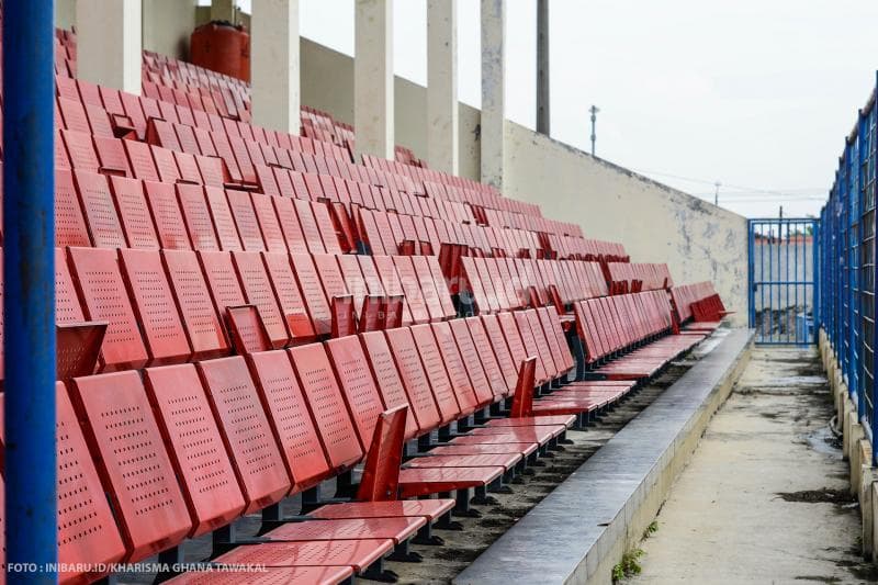 Kondisi kursi penonton di&nbsp;Stadion Citarum.
