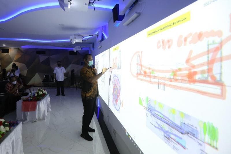 Wali Kota Semarang saat menjelaskan tentang program SHIELD. (jatengnetwork)