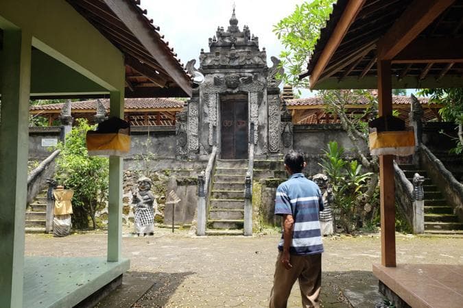 Salah satu&nbsp; tempat sembahyang umat Hindu di Dukuh Jengglengan ( Solopos.com )&nbsp;