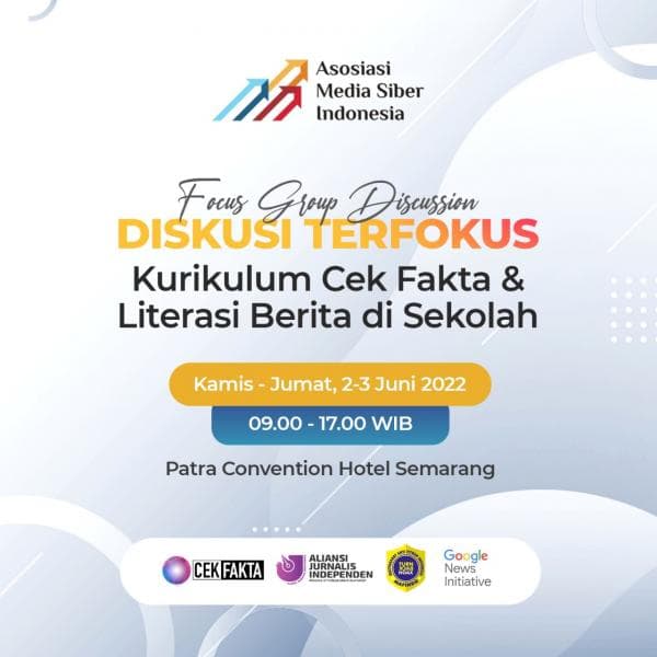 AMSI terus berupaya memerangi penyebaran hoaks atau informasi palsu di Indonesia dengan berbagai kampanye literasi. (AMSI Jateng)