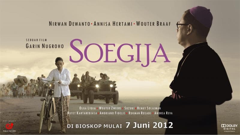 Poster film Soegija yang berceritakan tentang kisah Soegijapranata. (Keuskupan Agung Jakarta)