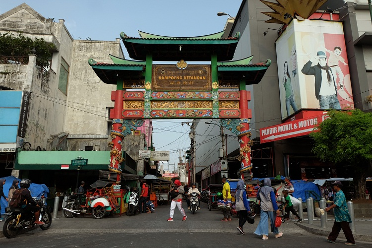 Kampung Ketandan, kampung yang terletak di sekitaran Malioboro ini merupakan salah satu kampung etnis Tionghoa di Yogyakarta. (Krjogja)