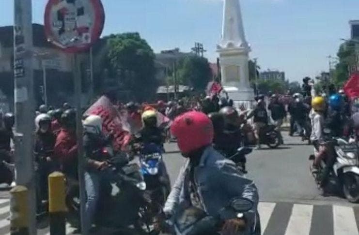 Gesekan antarsuporter di Yogyakarta pada 25 Juli 2022. (Yogyaline)
