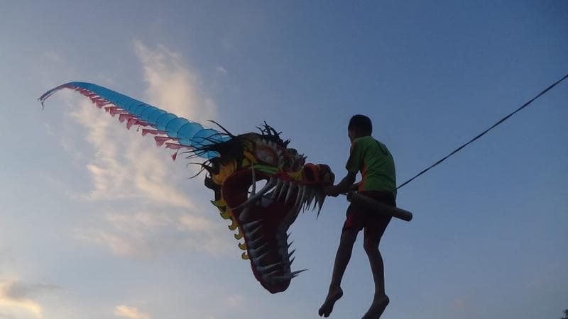 Festival Layang-layang Purworejo 2022 bertujuan untuk meningkatkan jumlah wisatawan di kabupaten tersebut. (Magelangekspres/Lukman)