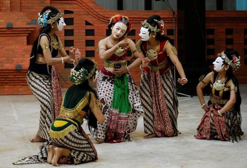 Pertunjukkan wayang Panji di Musem Sonobudoyo, Yogyakarta. (Facebook/Museum Sonobudoyo)