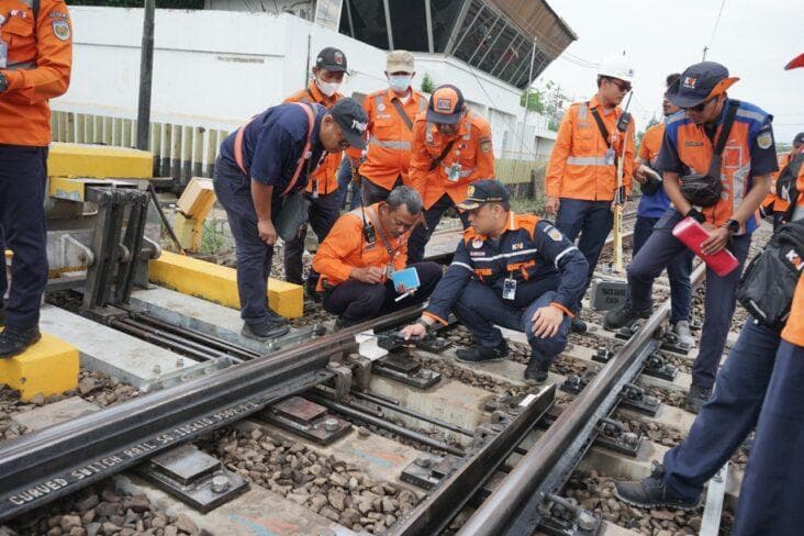PT Kereta Api Indonesia (Persero) Daerah Operasi (Daop) 4 Semarang melakukan pemetaan daerah rawan. (Humas KAI Daop 4 Semarang)