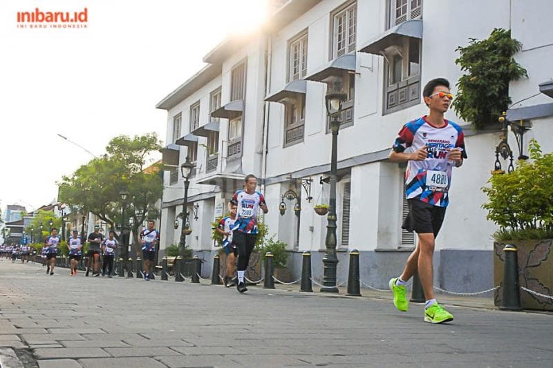 Rute Heritage Family Run 2022 sepanjang 6,5 kilometer menelusuri Kota Lama dan sekitarnya. (inibaru.id/Siti Khatijah)