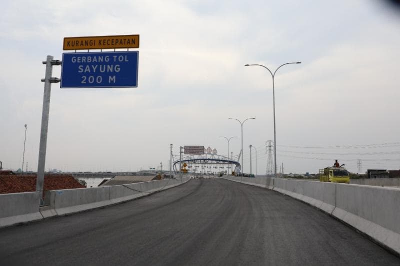 Pembangunan Jalan Tol Semarang-Demak dikhawatirkan akan menyebabkan rob di tempat lain. (Jatengprov)