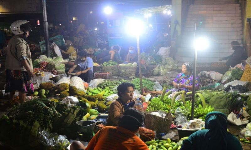 Pasar Sayur Pagi Bitingan Kudus Pindah ke Pasar Babe