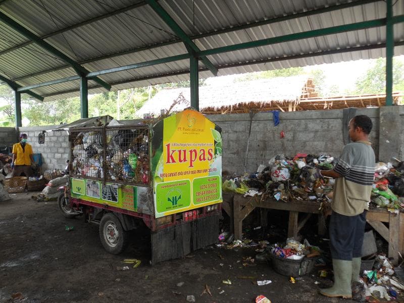 Kupas Panggungharjo kini mampu mengelola sampah 4,5 ton per hari. (Kawaldesaku)