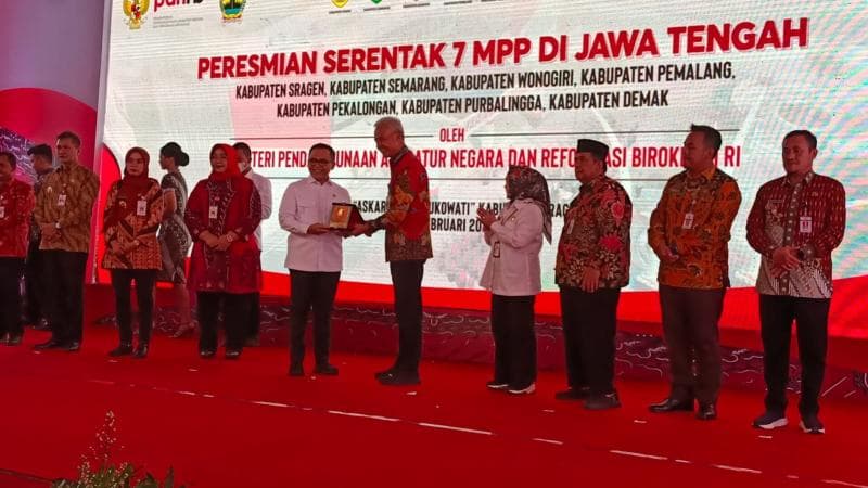 Dengan diresmikannya tujuh MPP baru, kini Provinsi Jateng sudah memiliki MPP sebanyak 28.(Krjogja/Said Masykuri)