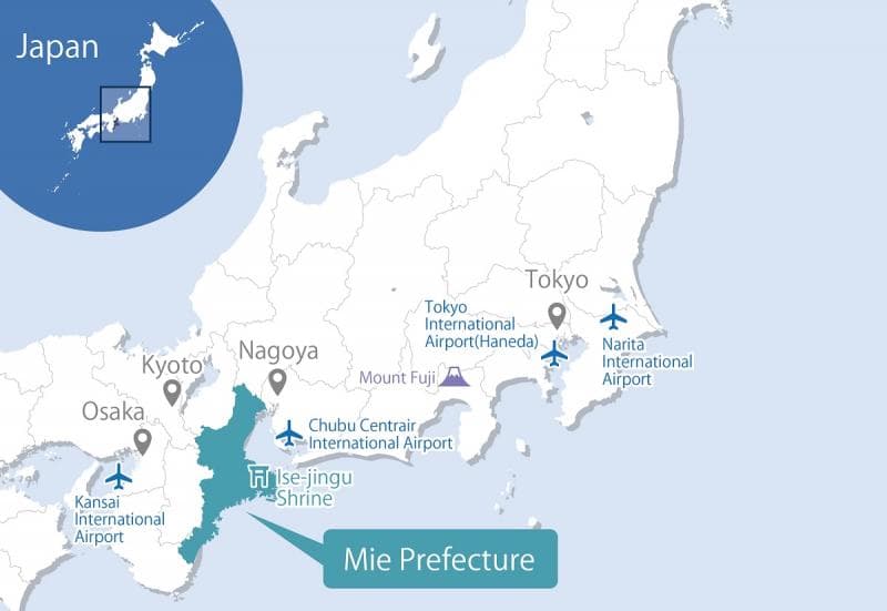 Prefektur Mie di Jepang. (Kankomie.or.jp/en/)