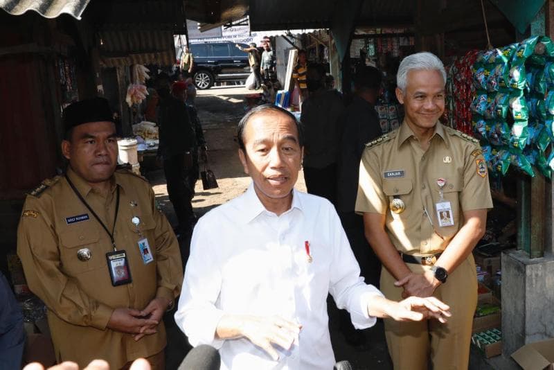 Hasil Blusukan Jokowi ke Blora: Jateng Akan Revitalisasi Pasar Menden