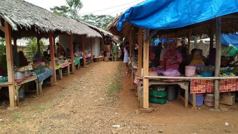 Suasana Pasar 'Pekaulan' Gerit&nbsp;di Desa Gerit, Kecamatan Cluwak, Kabupaten Pati. (Cahyoaditiyo)