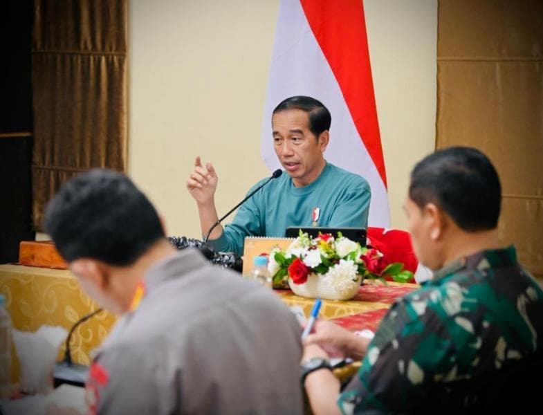 Presiden RI Joko Widodo melarang adanya kegiatan buka bersama di kalangan pejabat.(Twitter/Joko Widodo)
