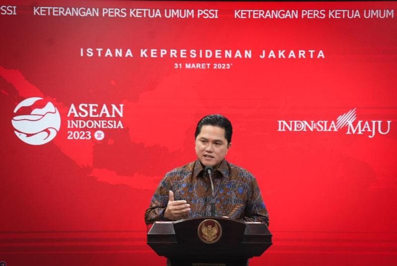 Dua Instruksi Jokowi kepada Erick Thohir Buntut Surat FIFA