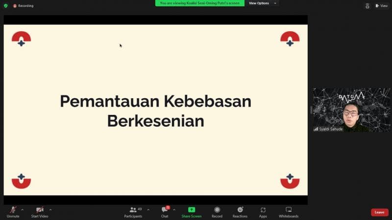 Cara Benar Mengisi Form Aduan 'Kebebasan Berkesenian'