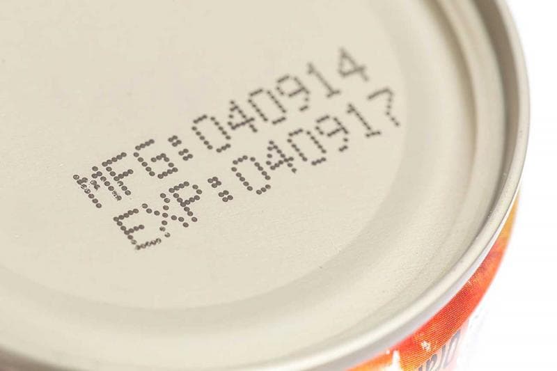 Tanggal kadaluwarsa dengan kode Exp menandakan makanan sudah basi jika melampaui tanggal tersebut. (Gizigo.id)