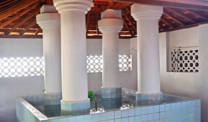 Tempat wudhu di Masjid Langgardalem Kudus. (Beritamoeria)