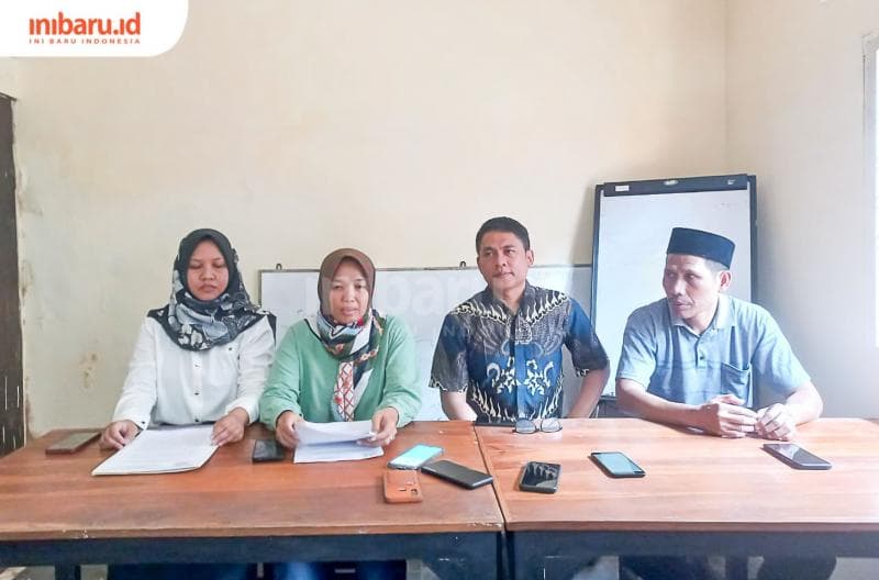 Press conference kasus pelecehan seksual di Ponpes Hidayatul Hikmah Al Kahfi Lempongsari, Kota Semarang (Inibaru.id/Fitroh Nurikhsan)