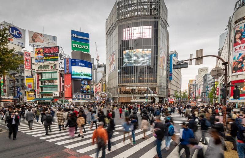 Shibuya Crossing di Tokyo, Jepang. (Julian Peters Photography)