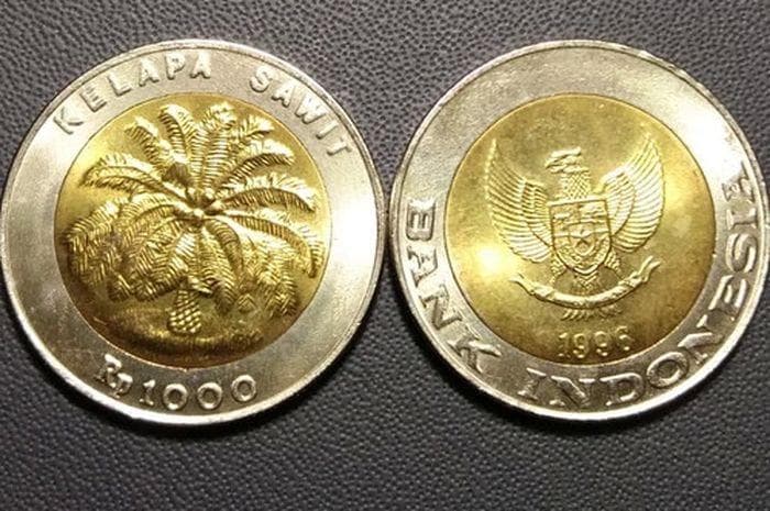 Uang koin Rp1.000 sawit yang jadi buruan kolektor belakangan ini sudah dianggap nggak berlaku. (Motorplus)
