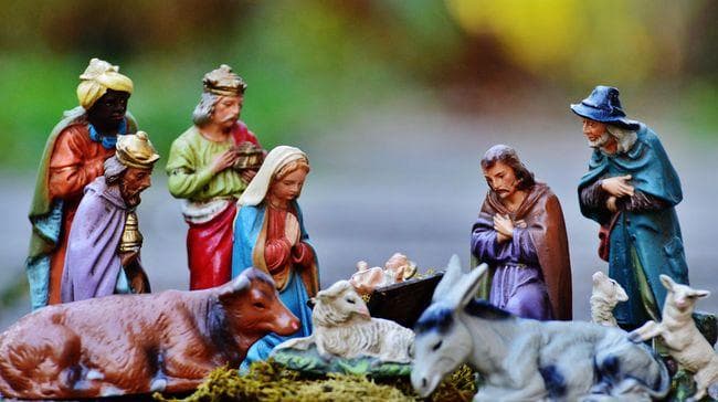 Diorama kelahiran Yesus Kristen, putra Perawan Maria. (Pixabay)