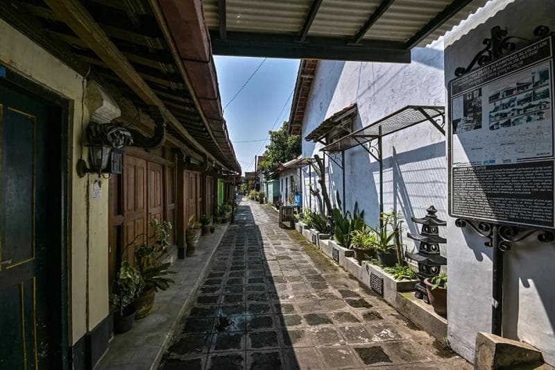 Bangunan-bangunan dengan arsitektur Jawa klasik di Between The Gates Kotagede. (Suarapemerintah/Jalaludin Rumi)