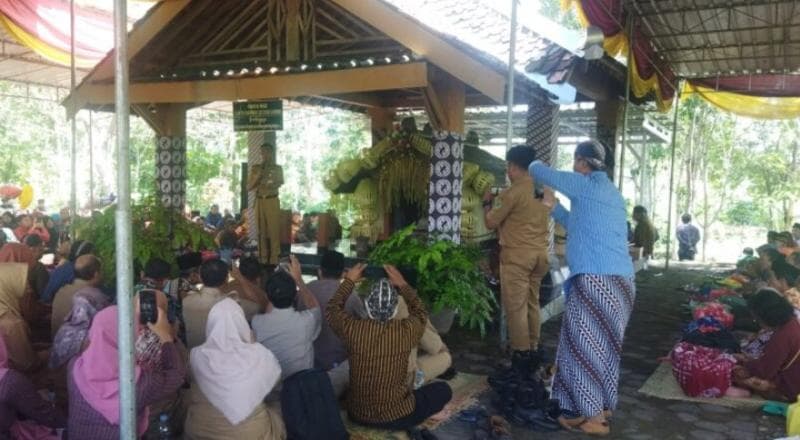 Tradisi Nyadran Seribu Ingkung di Gunungkidul, Daerah Istimewa Yogyakarta. (Fakta9/Danar)