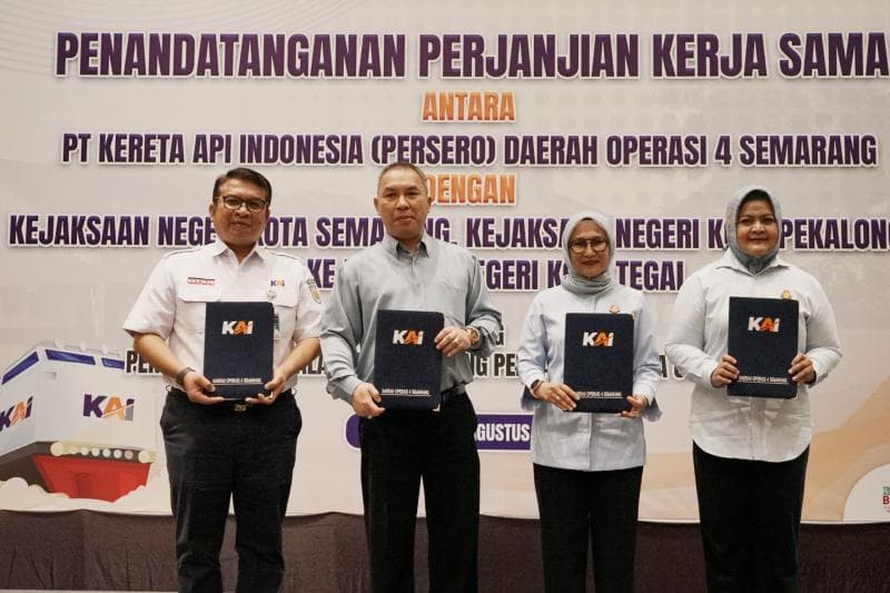 Tangani Aset, KAI Daop 4 Semarang Kerja Sama dengan Tiga Kejaksaan Negeri