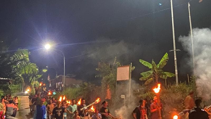 Memaknai Kemerdekaan dengan Kobaran Api Lamporan di Desa Jrahi